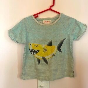 Lemon shark organic boys tee